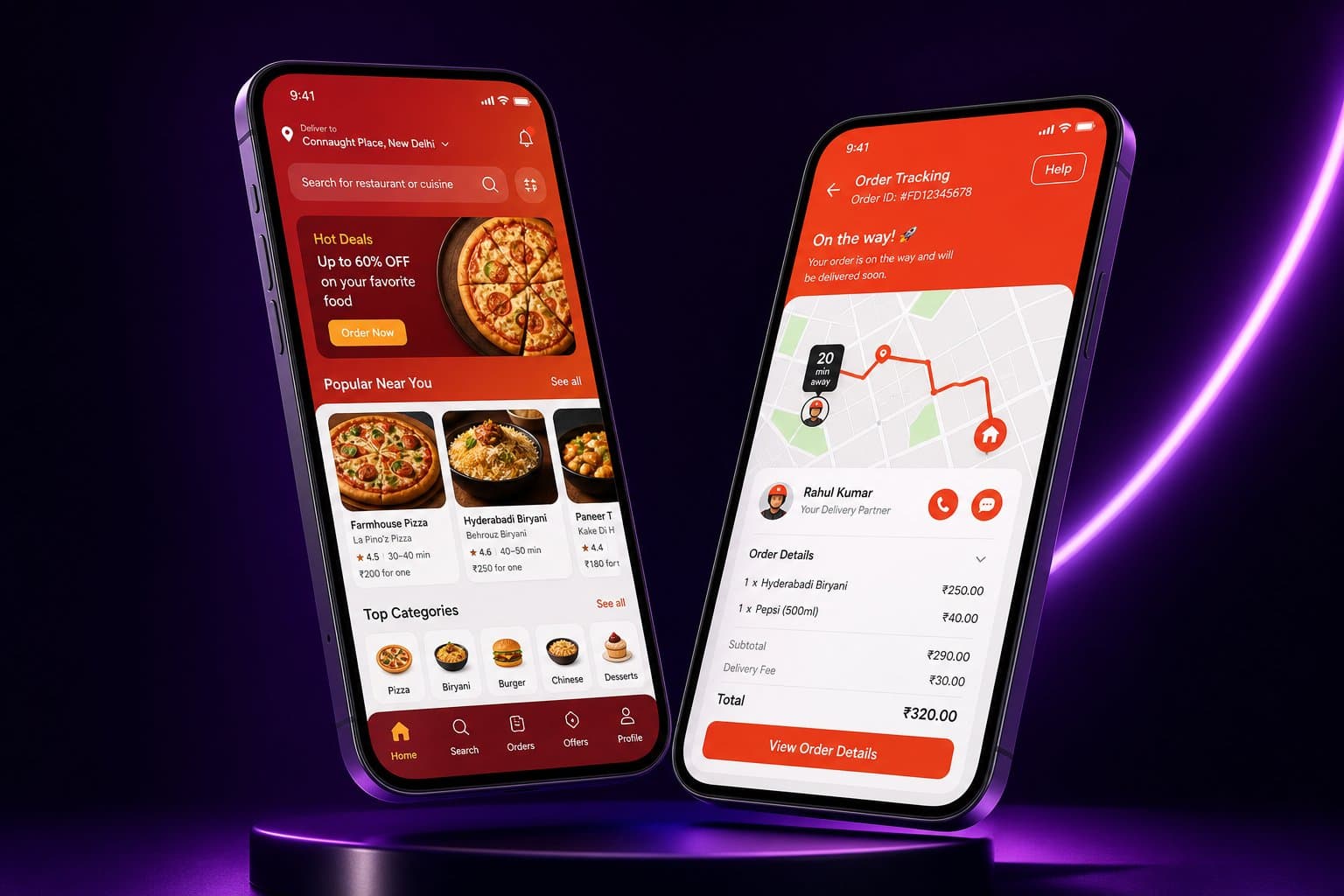 KarahiPoint — Food Delivery App