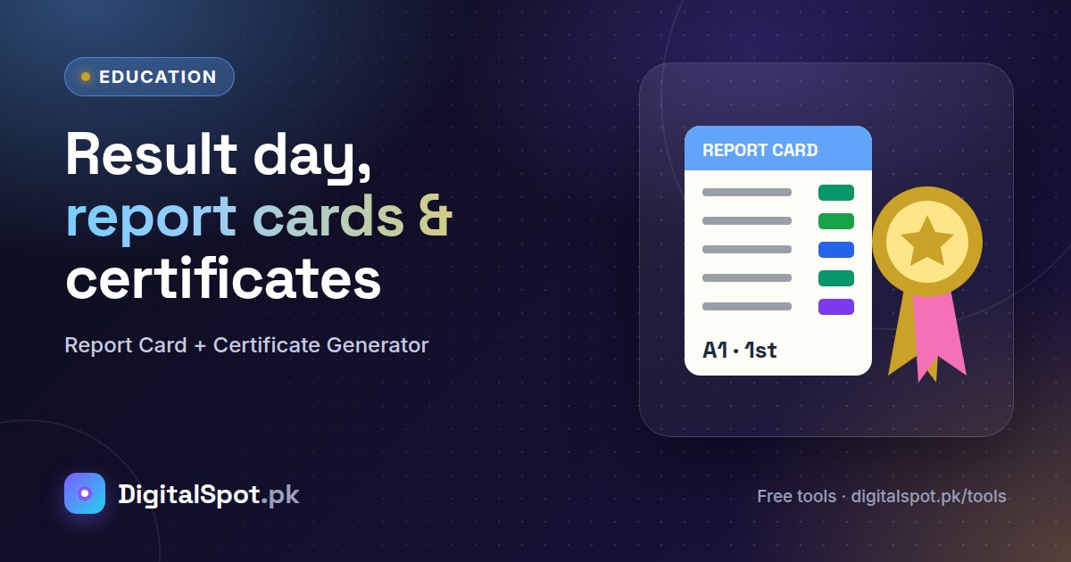 Result Day Without the Late Nights: Report Cards, Position Lists and Certificates for the Whole Class